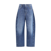 Givenchy Blue Cotton Relaxed Fit Jeans